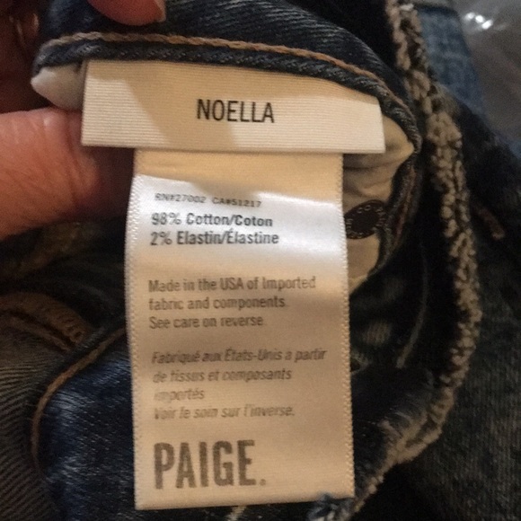 Paige Noella Straight Jean in Vedder Size 32 - Picture 7 of 14